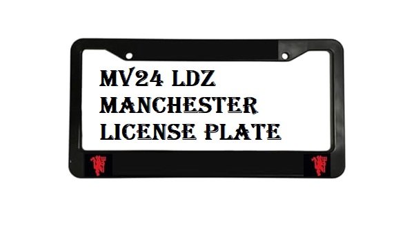 mv24 ldz manchester license plate